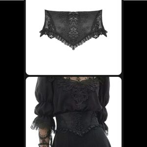 Dolls Kill: Dark in Love waist belt/corset
